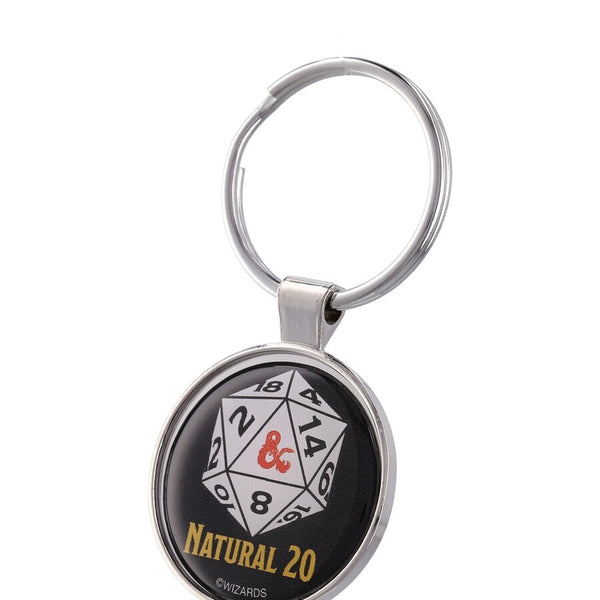 Dungeons & Dragons 1.5" Natural 20 Keychain - Ata-Boy