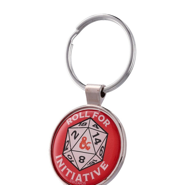 Dungeons & Dragons 1.5" Roll For Initiative Keychain - Ata-Boy