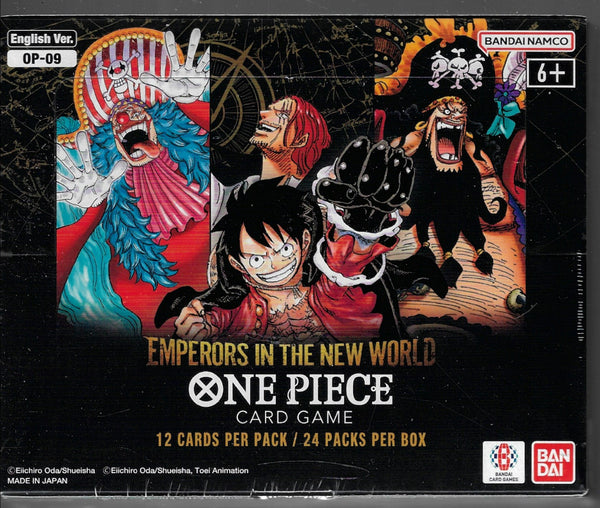 One Piece TCG Four Emperors OP-09 Booster Display - Bandai