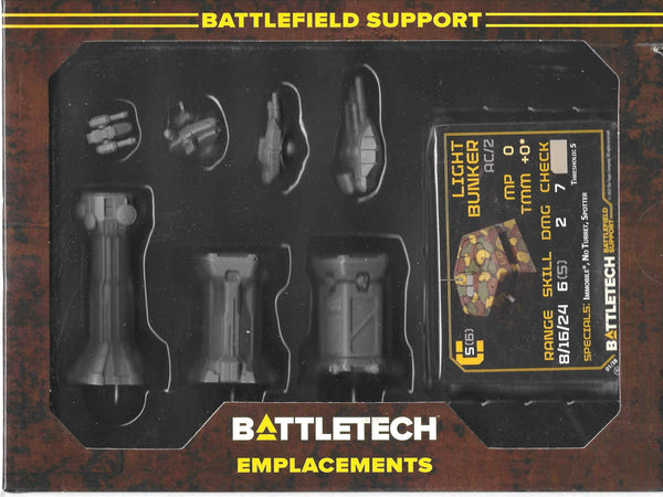 BattleTech Miniature Forcepack Battlefield Support Emplacements - Battletech