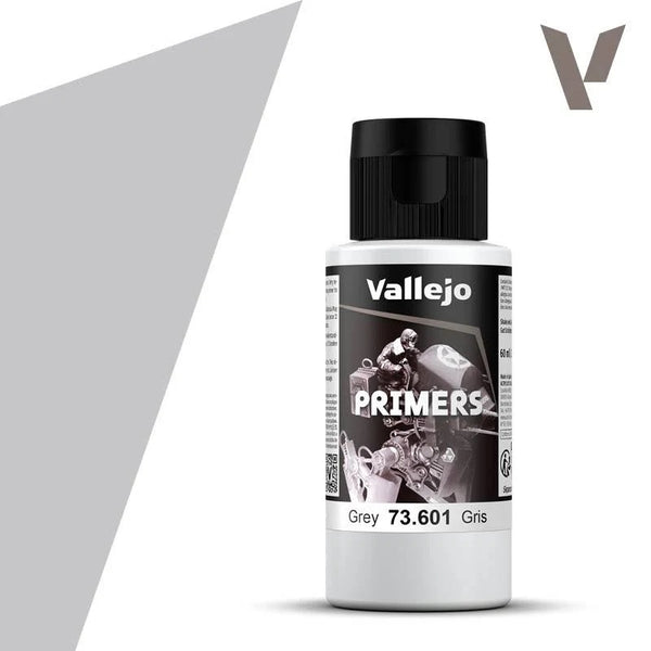 Auxiliary Products: Grey Primer 60ml. (73.601) - Acrylicos Vallejo