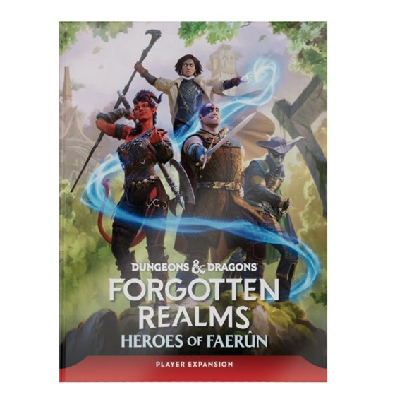 Dungeons & Dragons RPG: Forgotten Realms Heroes of Faerun Hard Cover - Dungeon & Dragons 5.5E
