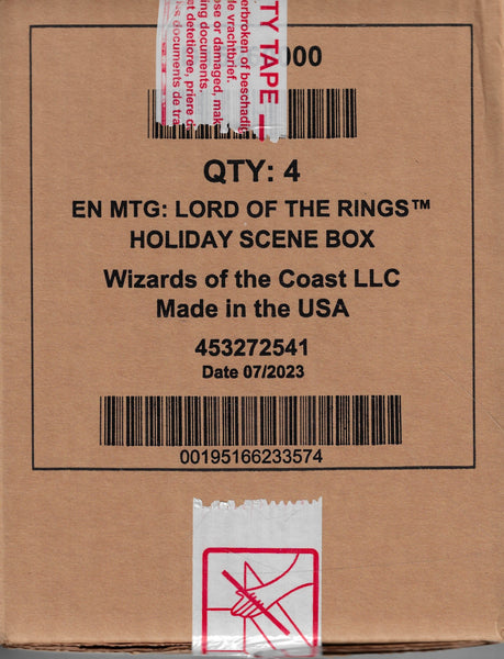 Lord Of The Rings Holiday Scene Box Case - MTG - Magic The Gathering