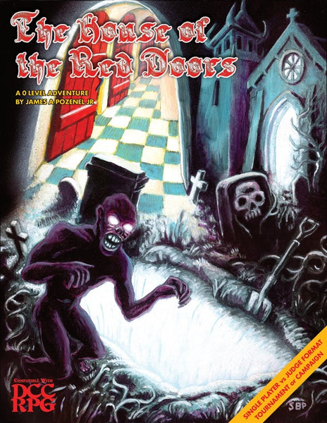 Dungeon Crawl Classics RPG: Adventure The House of the Red Doors - Dungeon Crawl Classics