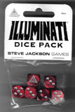 Illuminati Dice Pack Red (6) - Steve Jackson Games