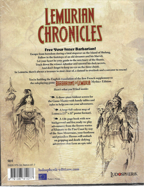 Barbarian of Lemuria RPG Lemurian Chronicles 1 - Ludospherik
