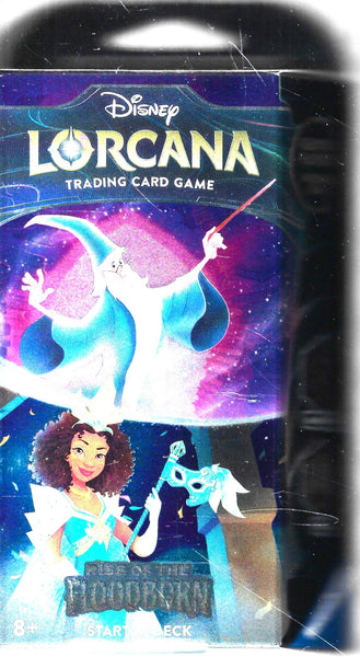 Disney Lorcana Rise of the Floodborn - Amethyst & Steel Starter Deck Disney Lorcana Rise of the Floodborn - Amethyst & Steel Starter Deck