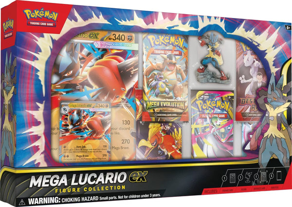 Pokemon TCG: Mega Lucario EX Figure Collection - Pokemon