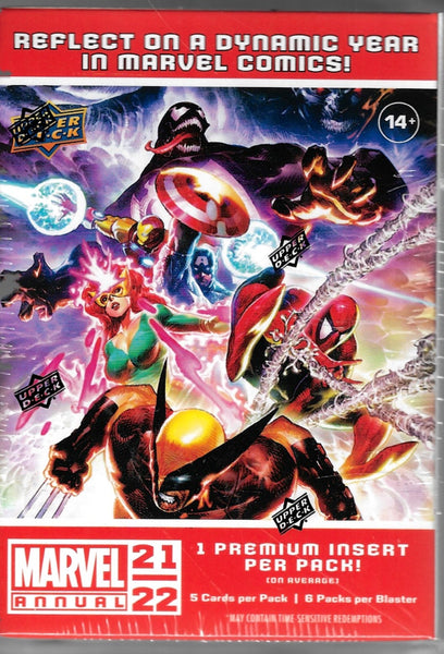 Marvel Annual Trading Cards Blaster 21-22  Upper Deck