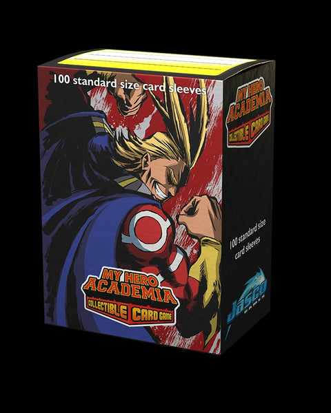 My Hero Academia Collectible Card Game All Might Flex Card Sleeves - Jasco Games