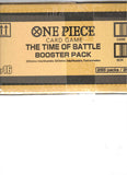One Piece TCG The Time of Battle Booster Display Box Case - Bandai