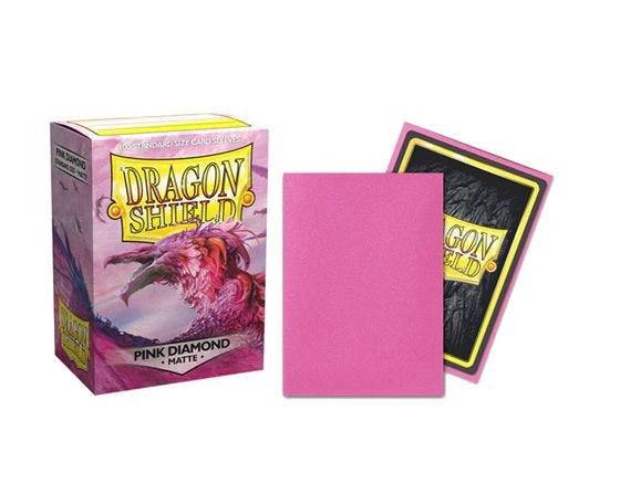 Dragon Shield Matte Pink Diamond (100) - Arcane Tinmen
