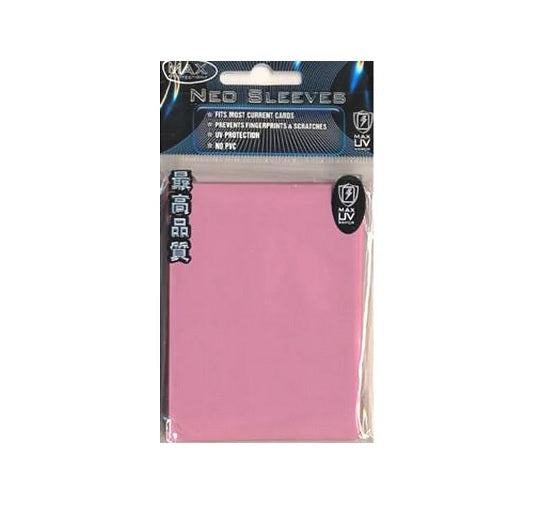 Neo Sleeves Pink Black Japanese Size (50) - Ultimate Guard