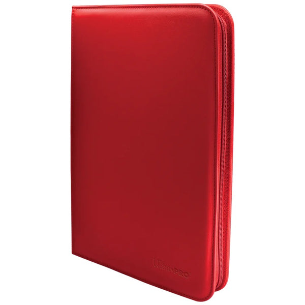 Vivid 9-Pocket Zippered PRO Binder Red - Ultra Pro