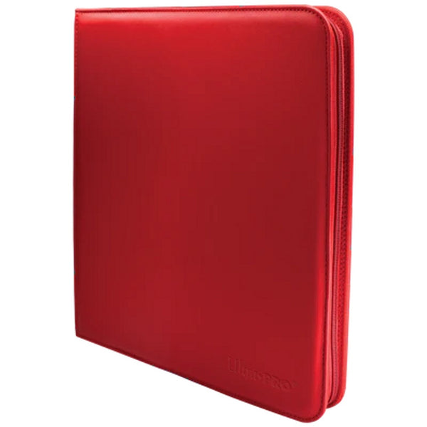 Vivid 12-Pocket Zippered PRO Binder Red - Ultra Pro