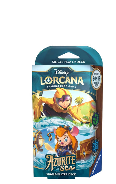 Disney Lorcana TCG: Azurite Sea Starter Deck Emerald / Sapphire - Ravensburger