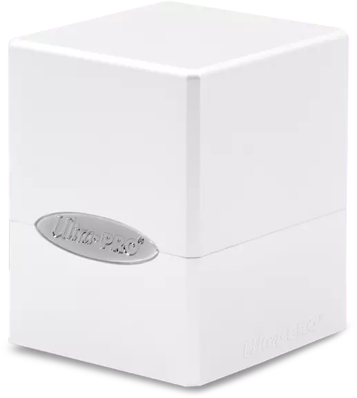 Satin Cube Deck Box White - Ultra Pro