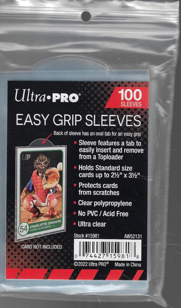 Toploader: 2-1/2" X 3-1/2" Easy Grip Sleeves - Ultra Pro MantisGamingStudios Toploader: 2-1/2" X 3-1/2" Easy Grip Sleeves - Ultra Pro MantisGamingStudios