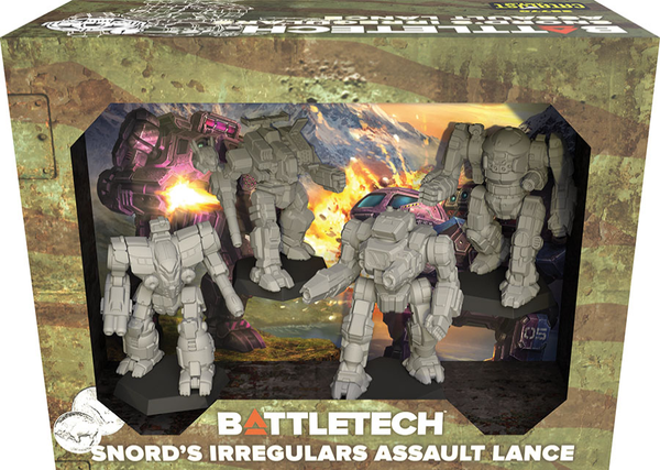 Snords Irregulars Assault Lance - BattleTech