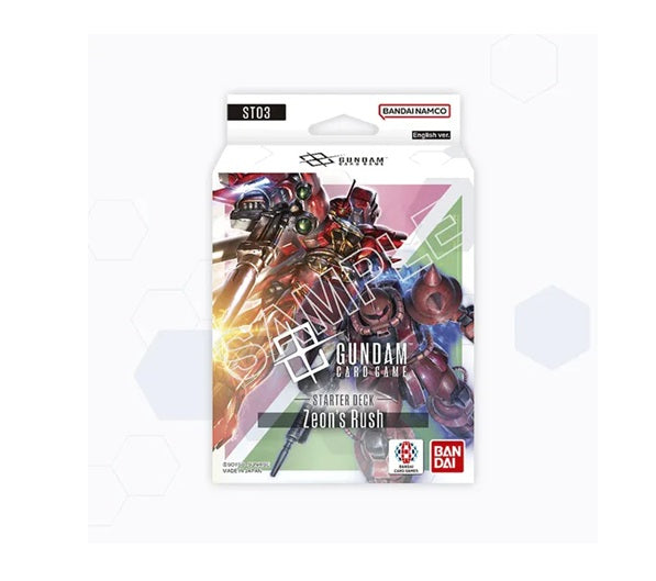 Gundam TCG: Zeon's Rush Starter Deck (ST03) - Bandai