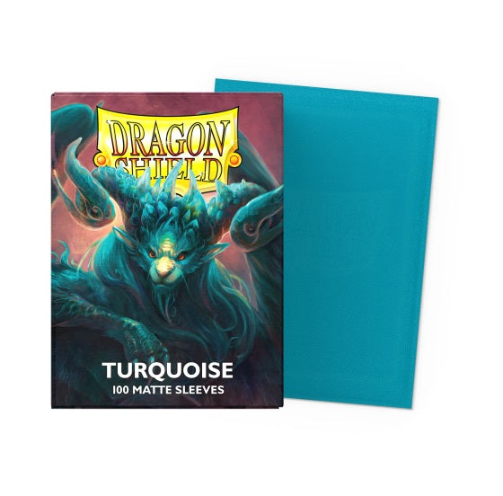 Dragon Shield Matte Turquoise (100) - Arcane Tinmen