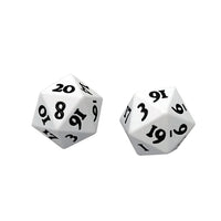 Dungeons & Dragons RPG: Heavy Metal White D20 Dice Set