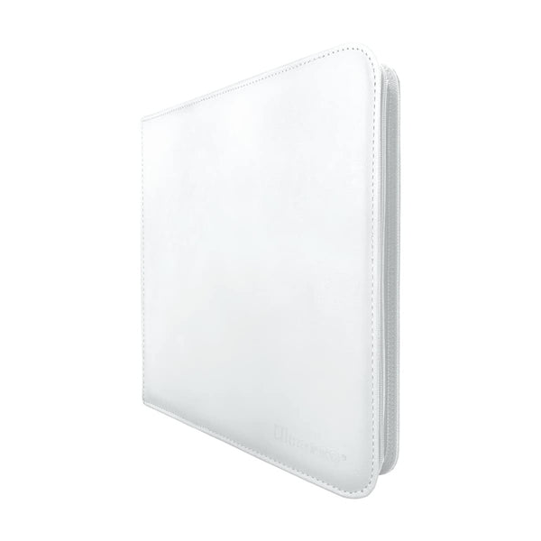 Vivid 12-Pocket Zippered PRO Binder White - Ultra Pro