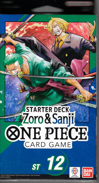 One Piece TCG Zoro & Sanji Starter Deck ST12 - Bandai