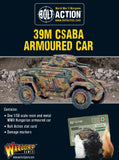 Hungary 39M CSABA Armoured Car - Bolt Action