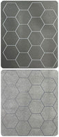 Megamat: 1in Reversible Black-Grey Hexes (34.5in x 48in Playing Surface) - Chessx