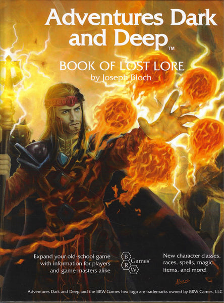 Adventures Dark & Deep Book of Lost Lore - BRW Games