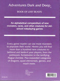 Adventures Dark & Deep Book of Lost Beasts - BRW Games