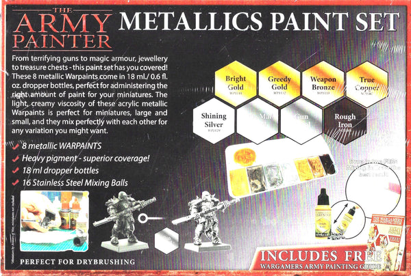 Metallics Paint Set - The Army Painter – MantisGamingStudios