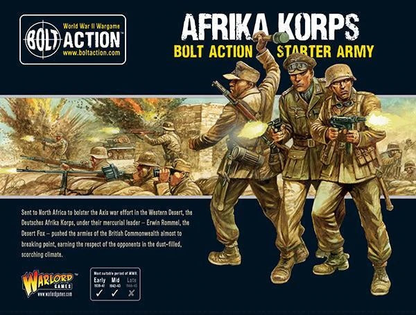 German Afrika Korps Starter Army - Bolt Action