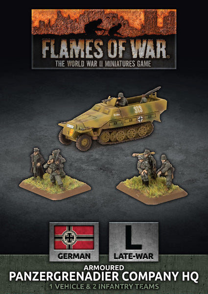 Armoured Panzergrenadier Company HQ - Flames of War