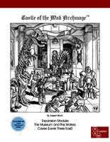 Castle of the Mad Archmage: Expansion Module The Museum and the Watery Caves Level 3 East (Old School RPGs) - BRW Games