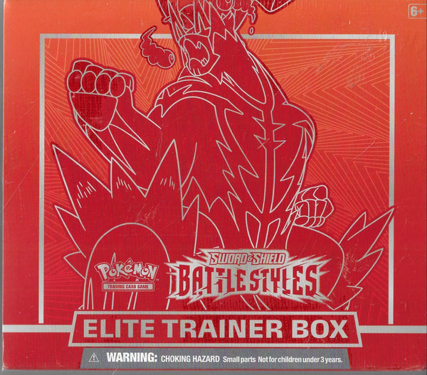 Pokemon TCG Sword & Shield Battle Styles (Red) Elite Trainer Box ETB - Pokemon