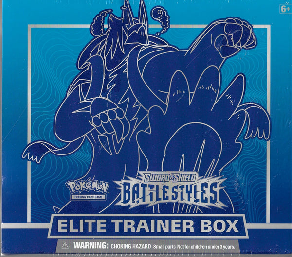 Pokemon TCG Sword & Shield Battle Styles (Blue) Elite Trainer Box ETB - Pokemon