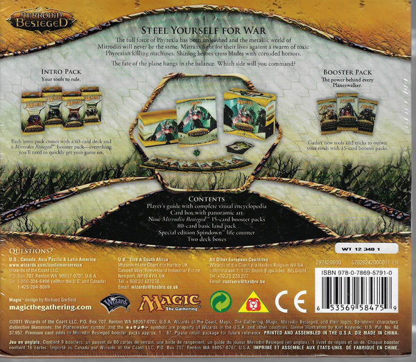 Mirrodin Besieged Bundle / Fat Pack - MTG - Magic The Gathering MantisGamingStudios Mirrodin Besieged Bundle / Fat Pack - MTG - Magic The Gathering MantisGamingStudios