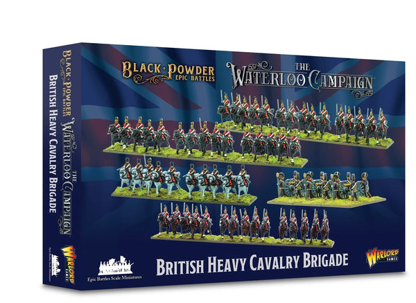 Waterloo Campaign British Heavy Cavalry Brigade - Black Powder Epic Battles