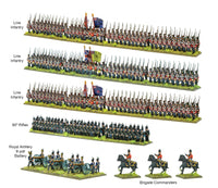 Waterloo Campaign British Infantry Brigade - Black Powder Epic Battles