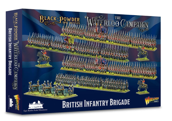 Waterloo Campaign British Infantry Brigade - Black Powder Epic Battles