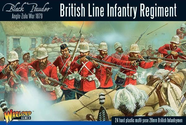 British Line Infantry Regiment Anglo - Zulu Wars (1879) - Black Powder