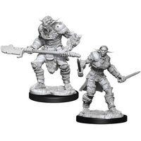 Bugbear Barbarian & Rogue - Nolzur's Marvelous Unpainted Minis