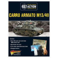 Italian Carro Armato M13/40 -  Bolt Action