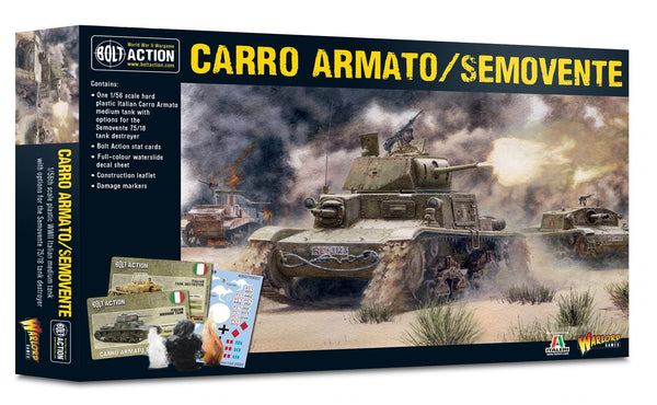 Italian Carro Armato / Semovente - Bolt Action