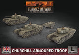 British Churchill Armoured Troop - Flames of War