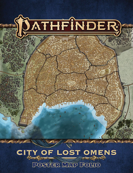 Lost Omens: City of Lost Omens (Poster Map Folio) - Pathfinder 2nd Edition