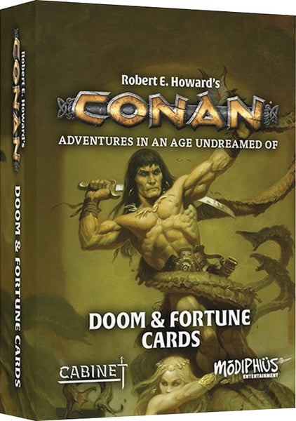Conan: Adventures in an Age Undreamed of Doom and Fortune Cards - Modiphus Entertainment