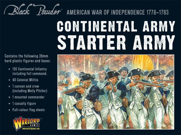 Continental Army Starter Army American War of Independence ( 1776-1783 ) - Black Powder